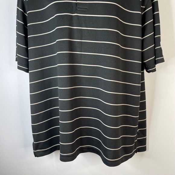 PGA Tour Polo Shirt Men 2XL Black Striped Short Sleeve Golf Casual Outdoors NWOT - Picture 8 of 14